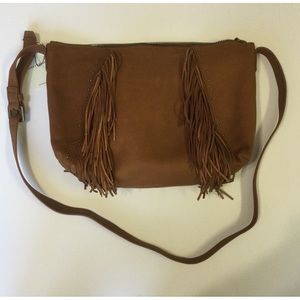 NWT Lucky Brand Aspen Fringe Crossbody